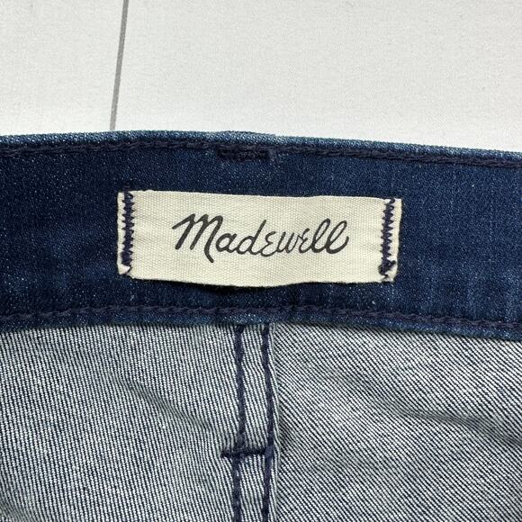 Madewell Jeans Womens 24 Blue Stovepipe Ribbon Tux Striped Edition High Rise - Picture 4 of 11